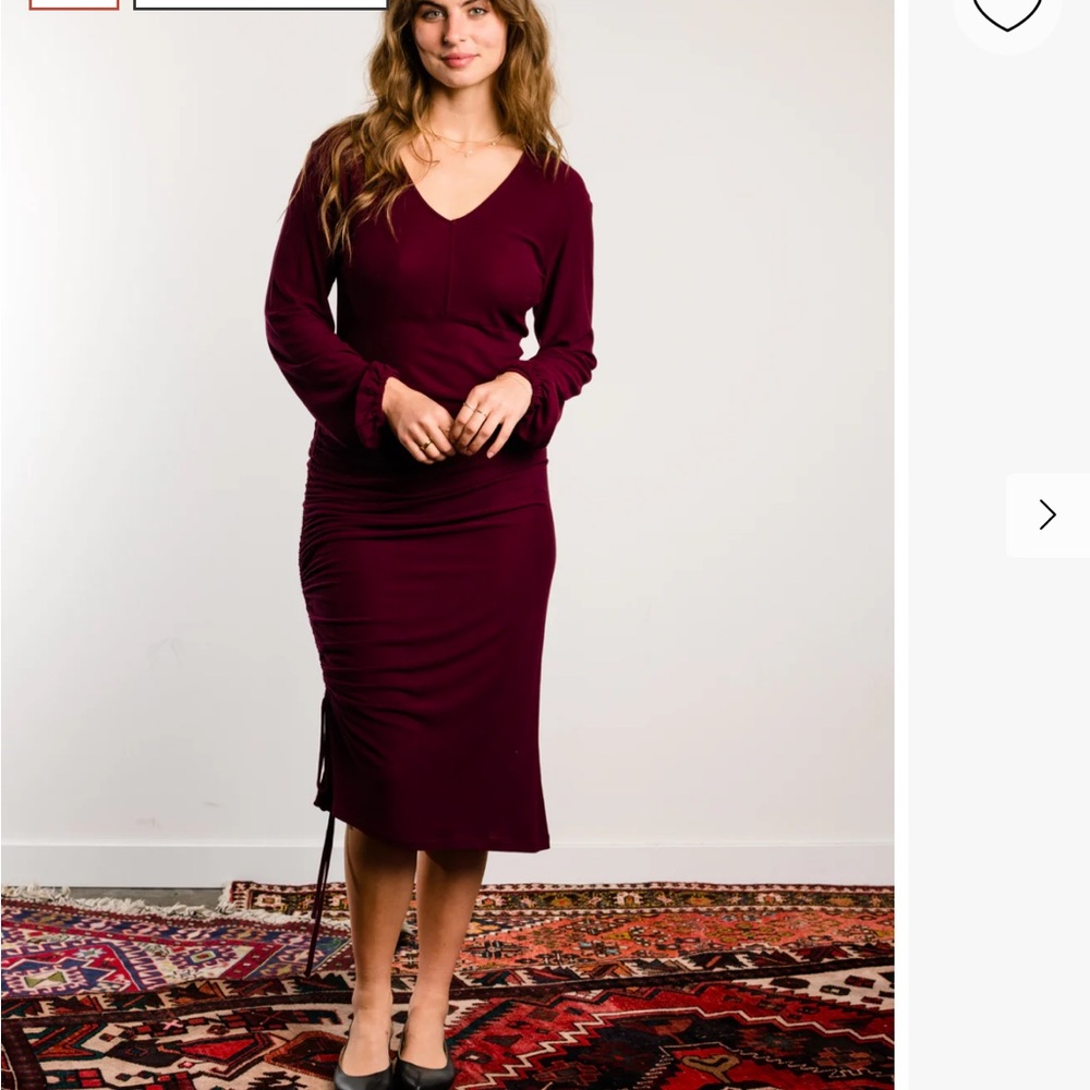 Able Addie Ruched dress - Picture 3 of 5
